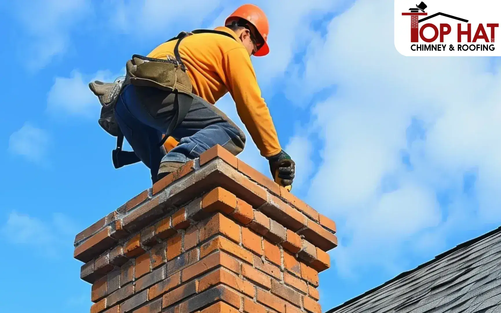 Chimney Inspection provided by Top Hat Chimney And Roofing