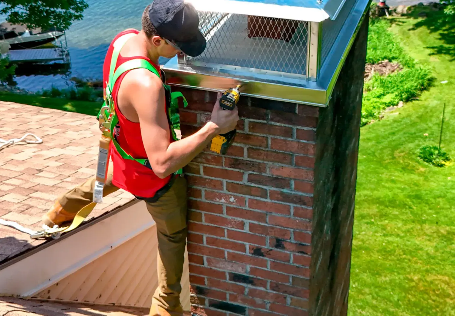 Chimney Repair provided by Top Hat Chimney And Roofing