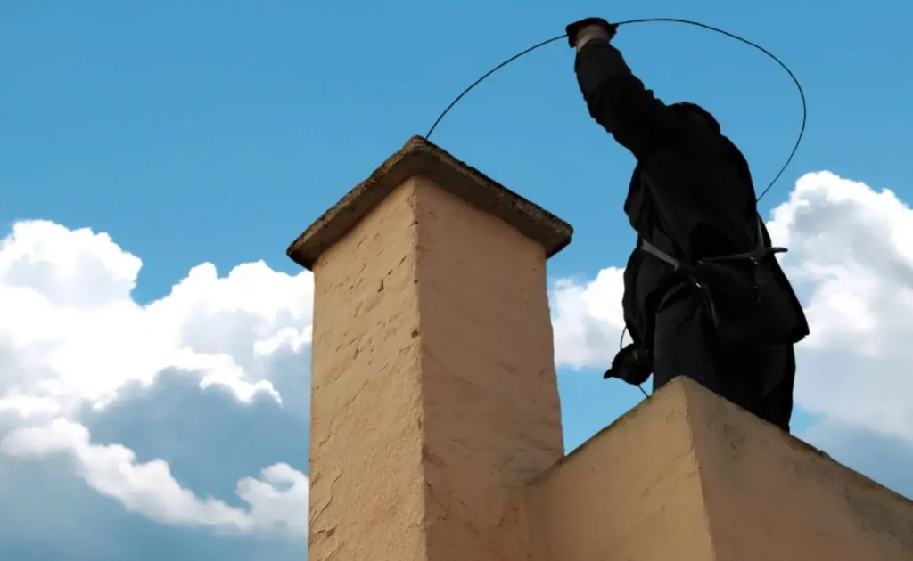 Chimney Cleaning provided by Top Hat Chimney And Roofing