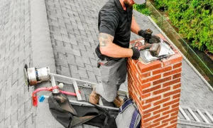 Chimney Repair provided by Top Hat Chimney And Roofing