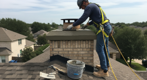 chimney crown installation in houston