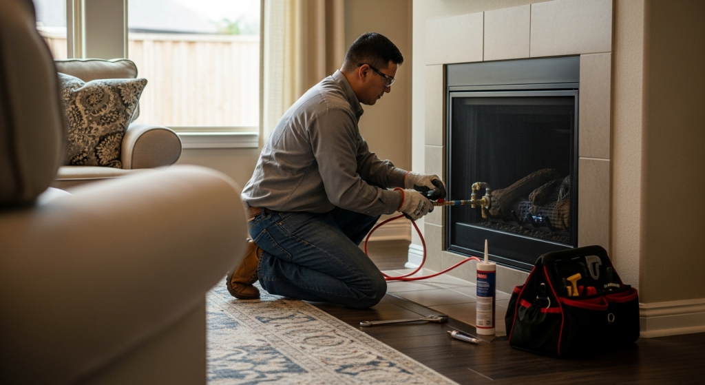 gas fireplace installation sugar land