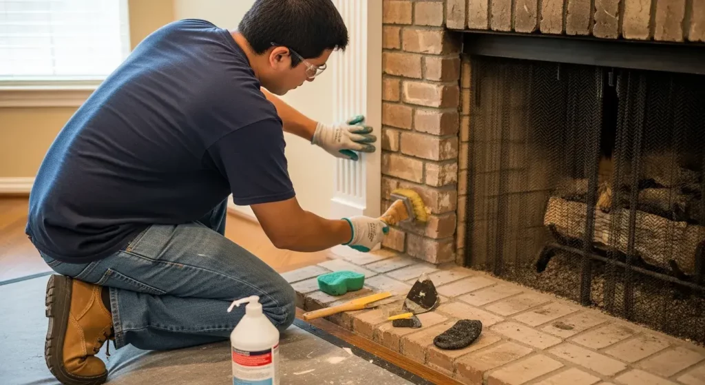 Fireplace restoration