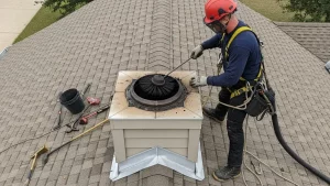 Chimney sweeping expert