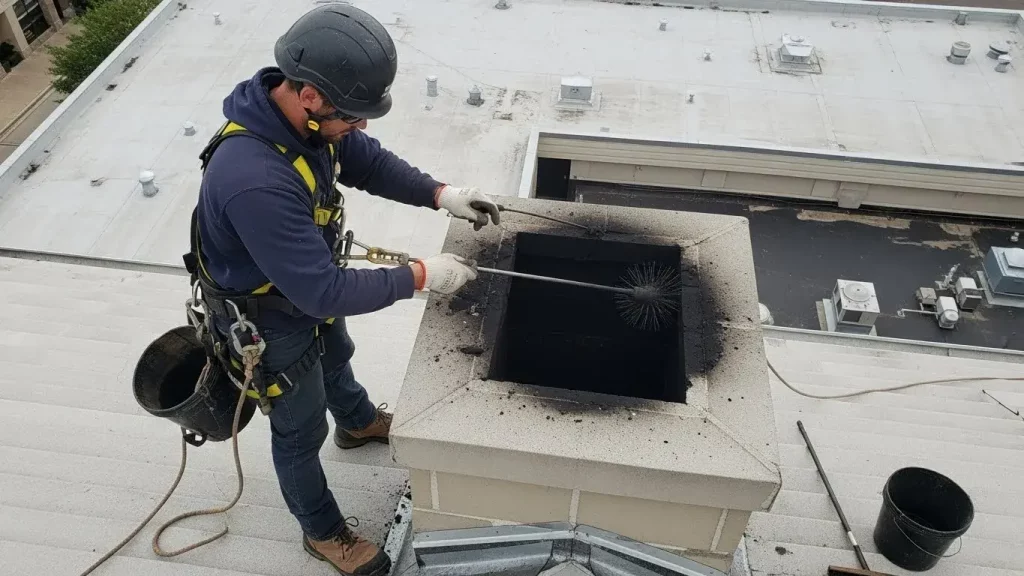 Commercial chimney cleaning