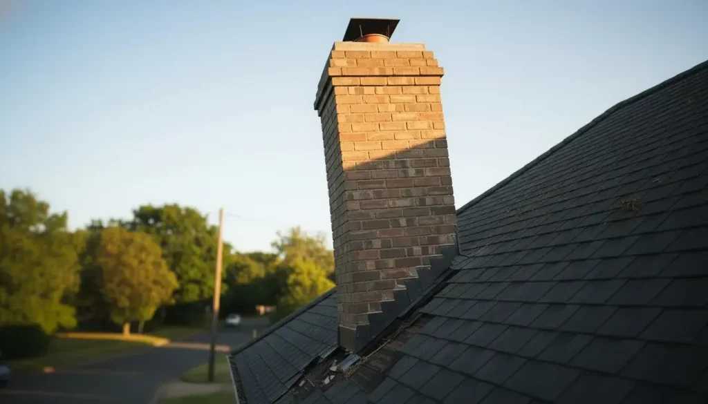 how to fix a leaning chimney